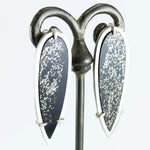 Pyrite in Slate Earrings #2