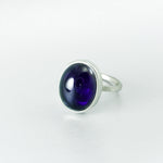 Iolite Scaffold Ring - Size 6.5