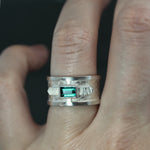 Lagoon Tourmaline Boudoir Ring - Size 7.5