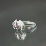 Pink Zircon Moi et Toi Ring - Size 7.25