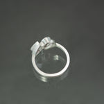 Pink Zircon Moi et Toi Ring - Size 7.25