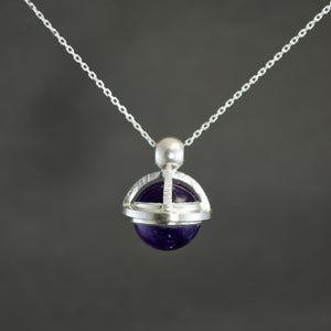 Amethyst Fob Pendant