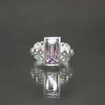 Lavender Spinel Frills Ring - Size 6.5