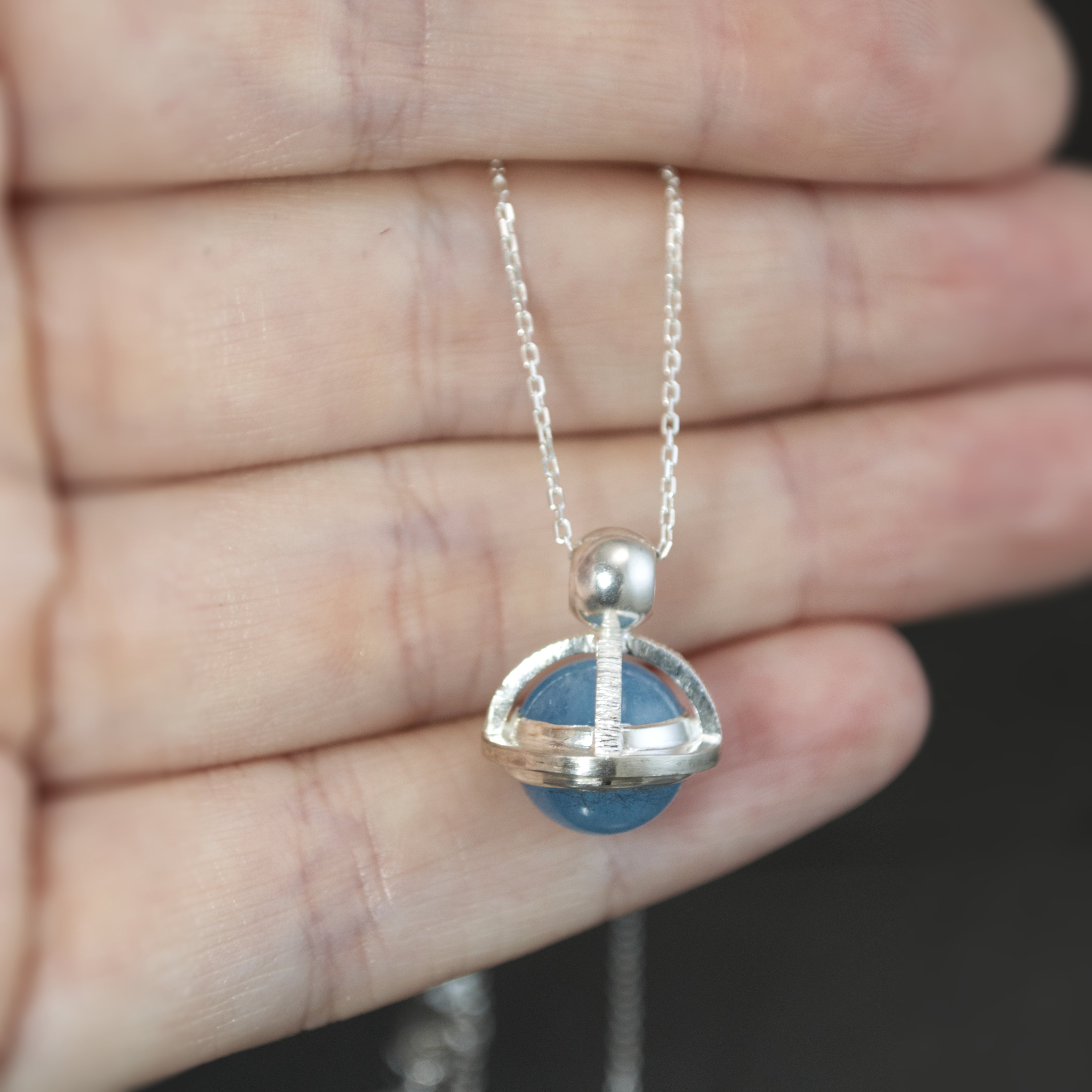 Aquamarine Fob Pendant