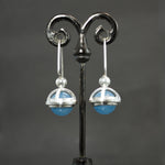 Aquamarine Fob Earrings