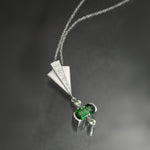 Tourmaline and Demantoid Garnet Pendant