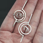 Kinetic Armillary Lollipop Earrings