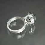 Rutilated Quartz Fob Ring - Size 7.25