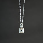 Petite Frusta Charm Pendant in Sterling Silver