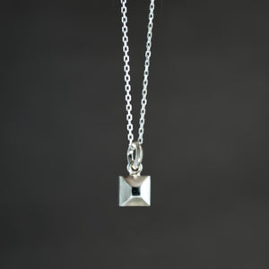 Petite Frusta Charm Pendant in Sterling Silver