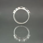 Garnet and Citrine Autumnal Band - Size 8.25