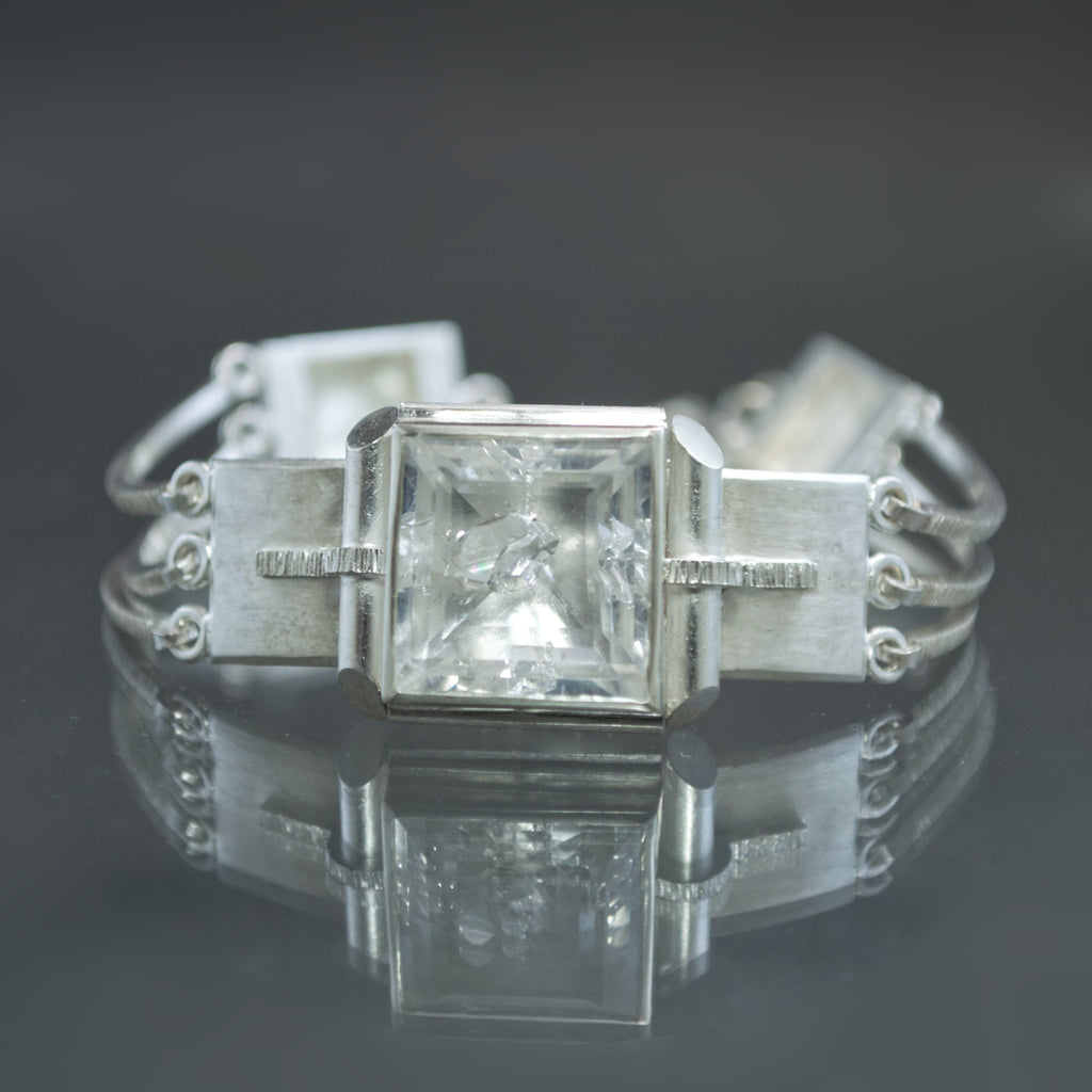 Phantom Quartz Retro Tank Bracelet