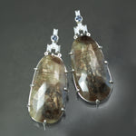 Rose Cut Sapphire Culet Earrings