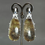 Rose Cut Sapphire Culet Earrings