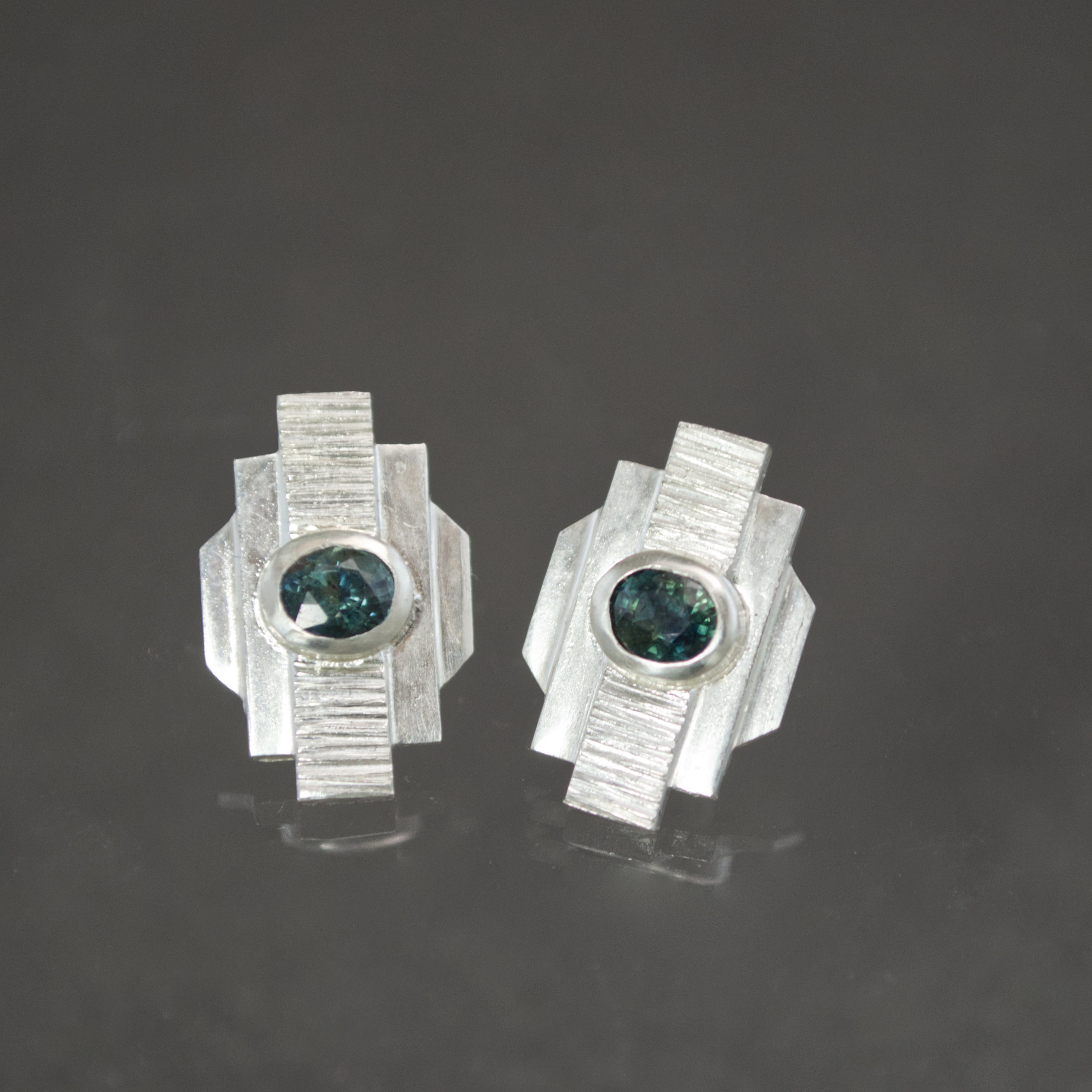 Sapphire Sconce Earrings