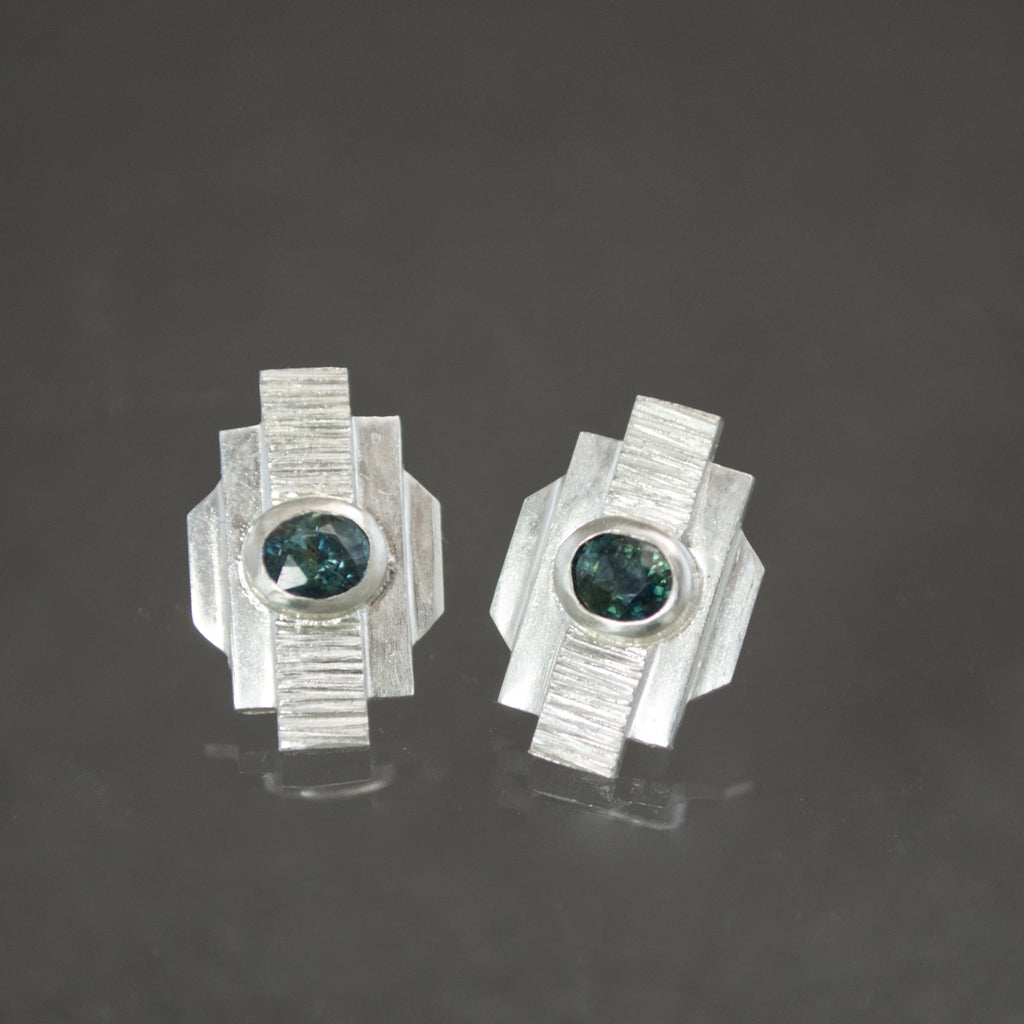 Sapphire Sconce Earrings