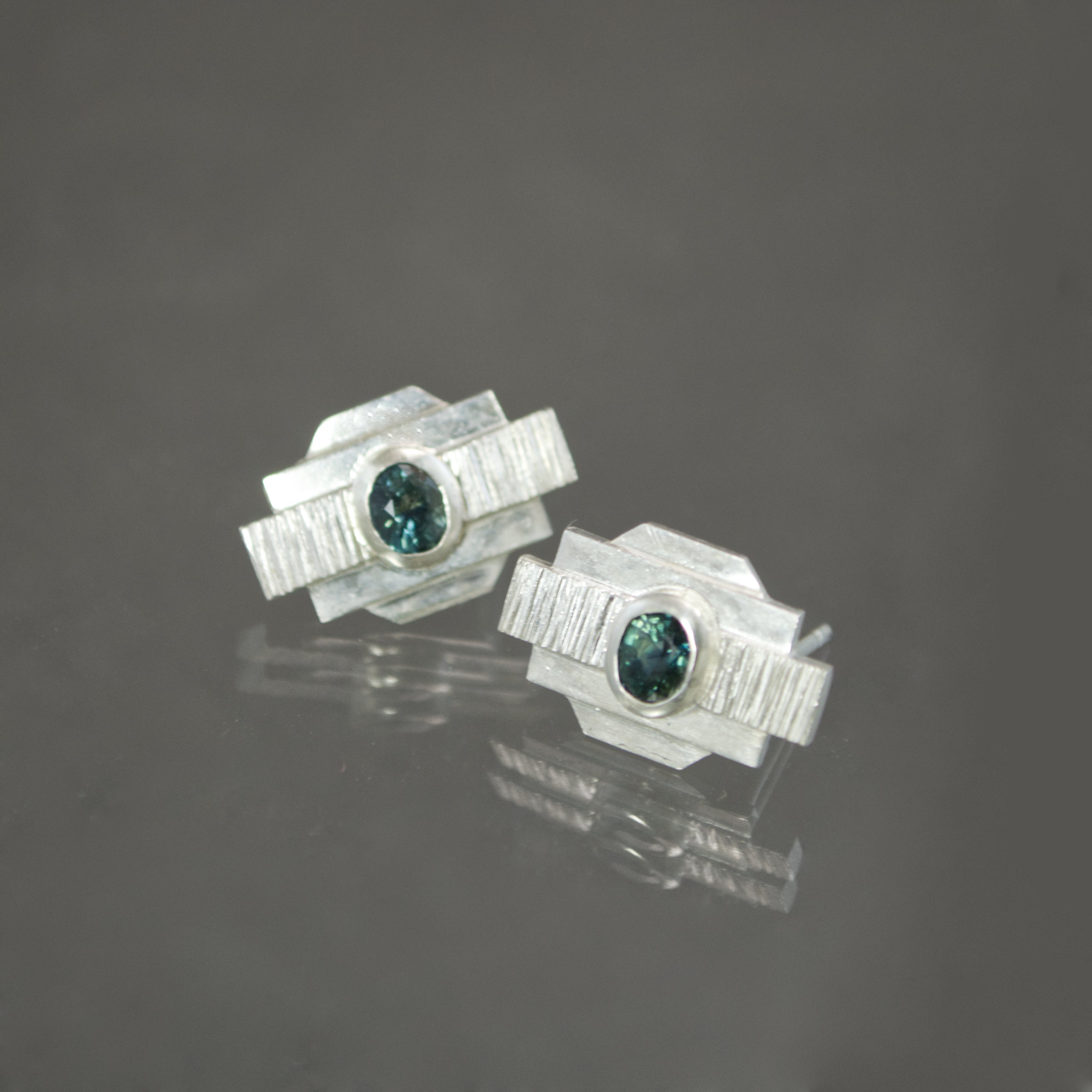 Sapphire Sconce Earrings