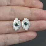 Sapphire Sconce Earrings