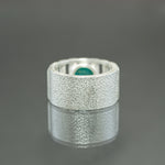 Emerald Culet Ring in Sterling Silver - Size 8