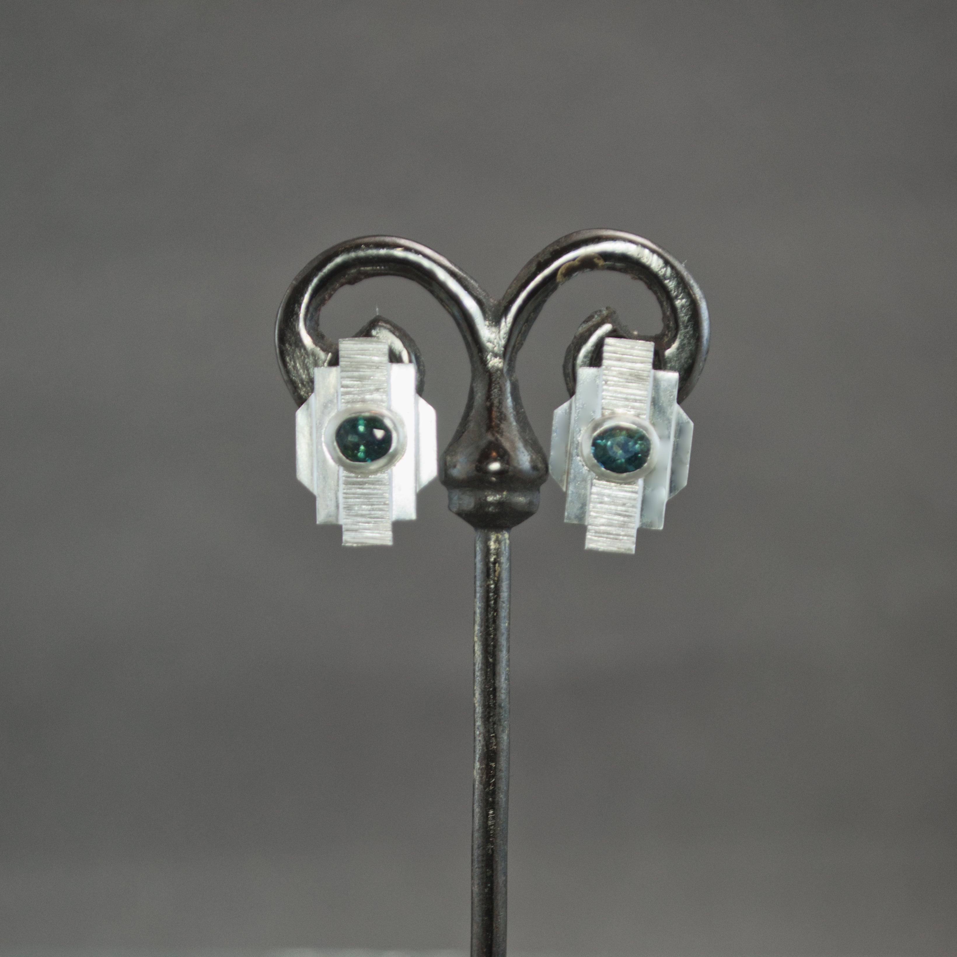 Sapphire Sconce Earrings