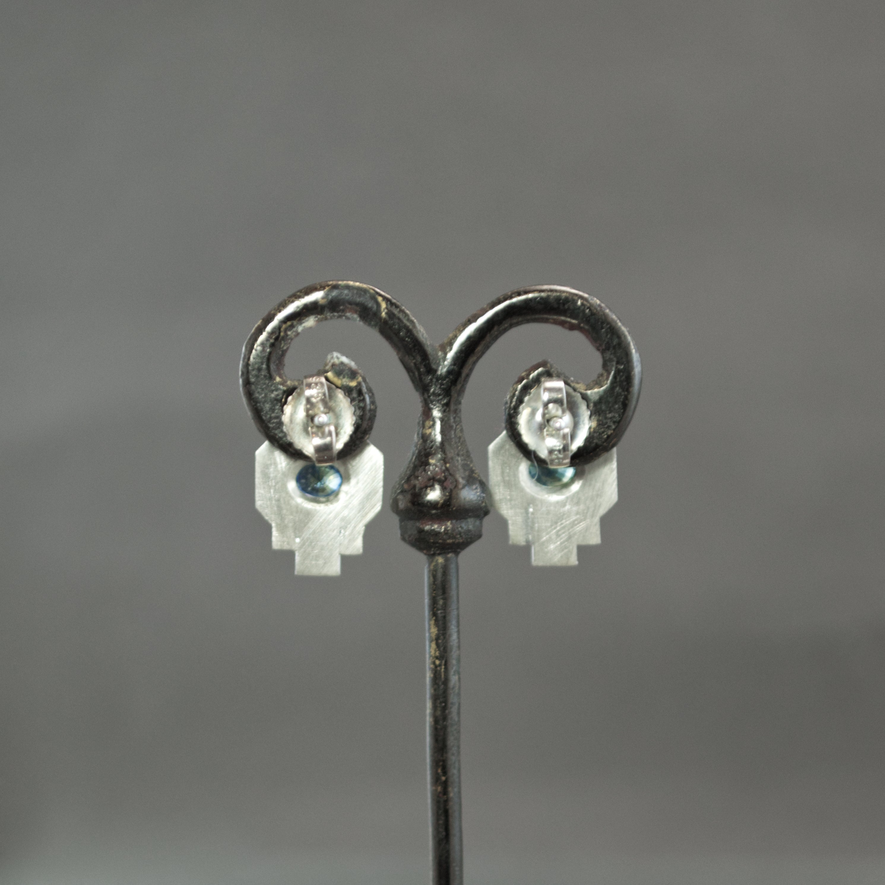 Sapphire Sconce Earrings