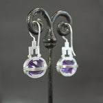 Amethyst Culet Earrings