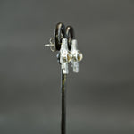 Garnet Sconce Earrings