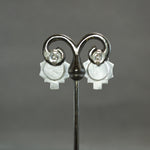 Garnet Sconce Earrings
