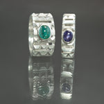 Emerald Culet Ring in Sterling Silver - Size 8