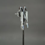 Sapphire Coined Earrings