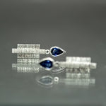 Sapphire Coined Earrings