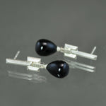 Onyx Drop Culet Earrings