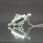 Tourmaline and Sapphire Sconce Pendant