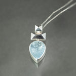 Aquamarine Frusta Tall Ship Pendant