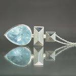 Aquamarine Frusta Tall Ship Pendant