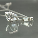 Aquamarine and Rock Crystal Pendant