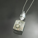 Pyrite in Quartz Sconce Statement Necklace