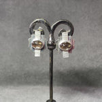Garnet Sconce Earrings