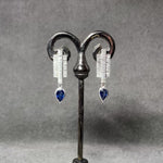 Sapphire Coined Earrings