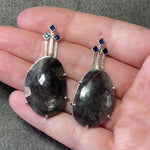 Rosecut Sapphire Statement Earrings