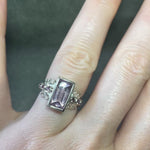 Lavender Spinel Frills Ring - Size 6.5