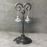 Petite Aquamarine Fob Earrings