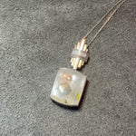 Pyrite in Quartz Sconce Statement Necklace