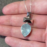 Aquamarine Frusta Tall Ship Pendant