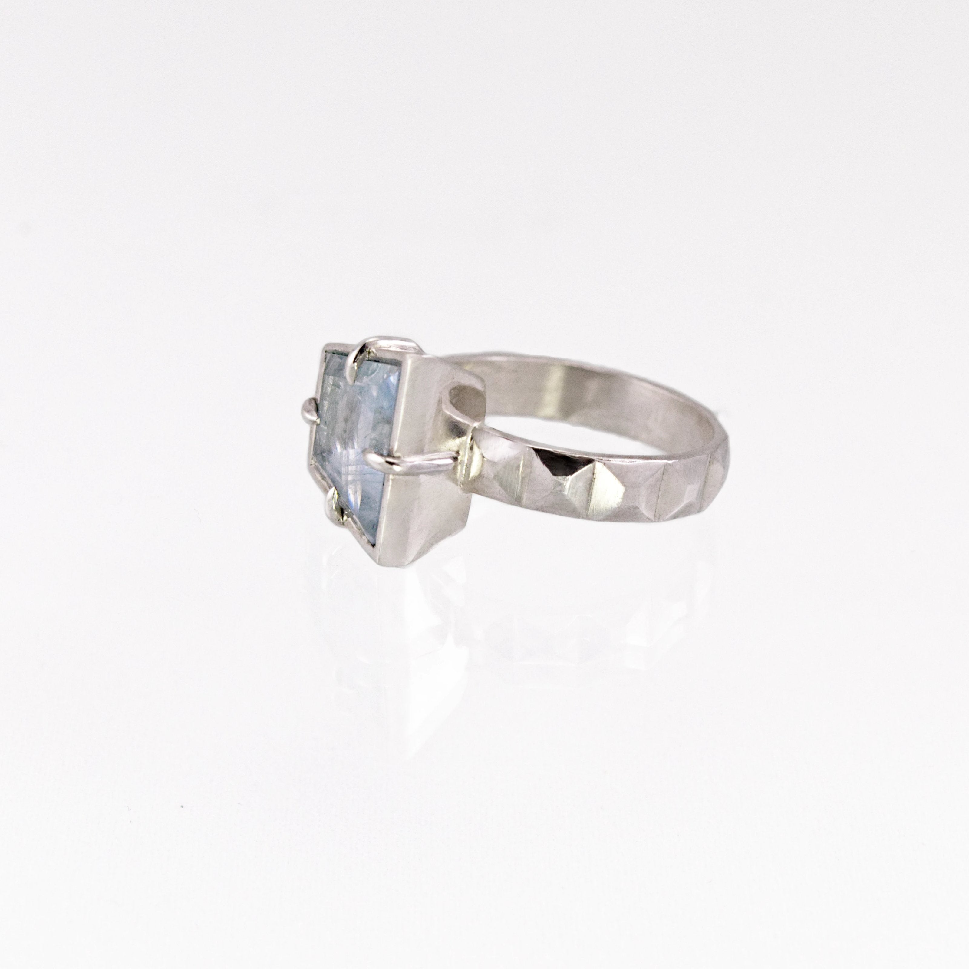 Art Deco Aquamarine Ring