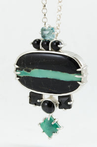 desert gem variscite southwestern pendant