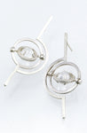 gyroscope kinetic armillary earrings