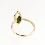 gold and tourmaline ring