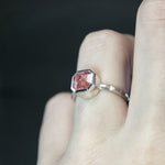 Pink Tourmaline Frusta Ring - Size 7