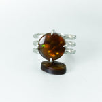 Fire Agate Twist Ring #3 -Size 6.5